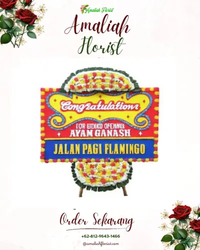 Bunga Papan Congratulation di Sangaji Utara